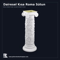 Dairesel Kısa Roma Sütun