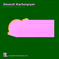 Desenli Kartonpiyer