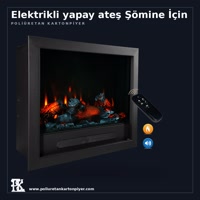 Elektrikli yapay ateş Şömine İçin
