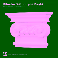Pilaster Sütun İyon Başlık