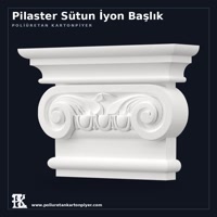 Pilaster Sütun İyon Başlık