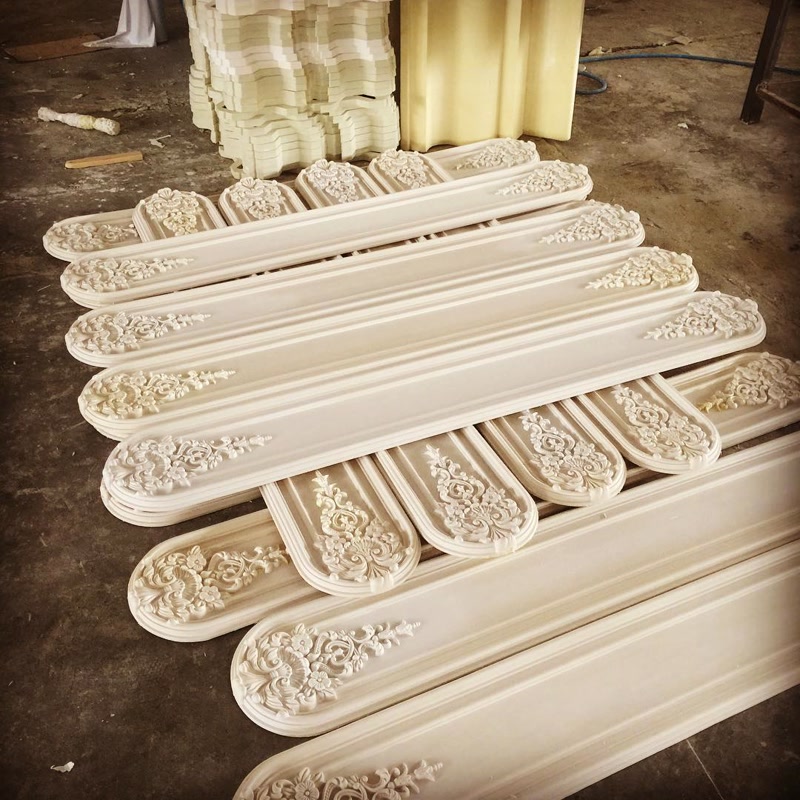 Poliüretan Klasik Motifli Bordür ve Duvar Panelleri