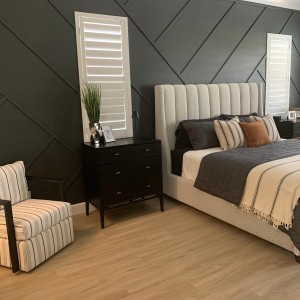 Yatak Odaları İçin Çarpıcı Diyagonal Duvar Profilleri