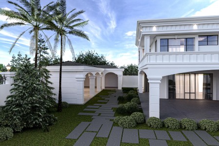 Prestijli Villalarda Poliüretan Duvar Paneli ve Pilaster Sütunlar