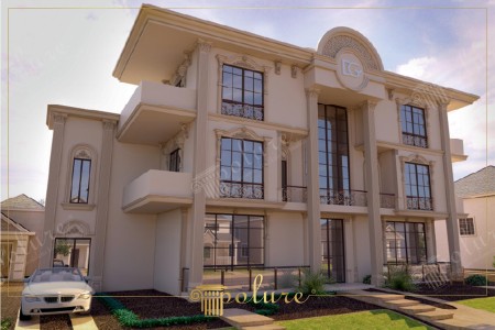 Lüks Villalar İçin Poliüretan Pilaster Sütun ve Söve Dekorasyonu