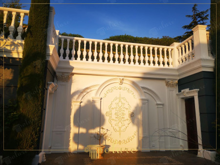 Bahçe Duvarları İçin Kemer ve Pilaster Sütun Dekorasyonları