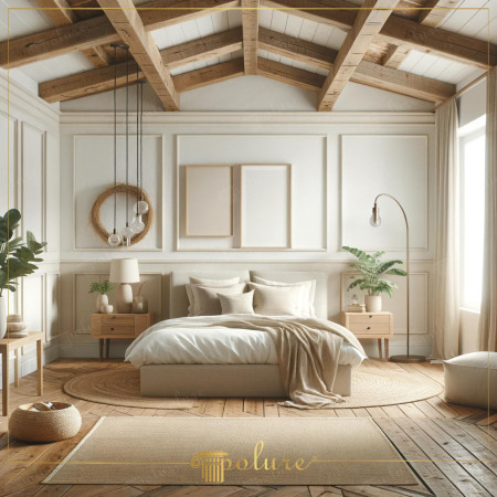 Çatı Eğimi Bulunan Yatak Odalarında Dekoratif Tavan Çözümleri