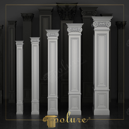 Estetik Detaylar Sunan Poliüretan Kartonpiyer Pilaster Sütun Seçenekleri