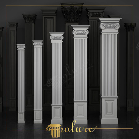 Dış Cephelere Özel Poliüretan Kartonpiyer Pilaster Sütun Modelleri