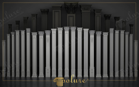 Dekoratif Poliüretan Kartonpiyer Pilaster Sütun Kombinasyonları