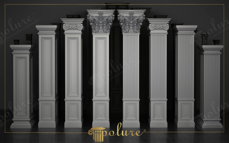 Uzun Ömürlü Poliüretan Kartonpiyer Pilaster Sütun Uygulamaları