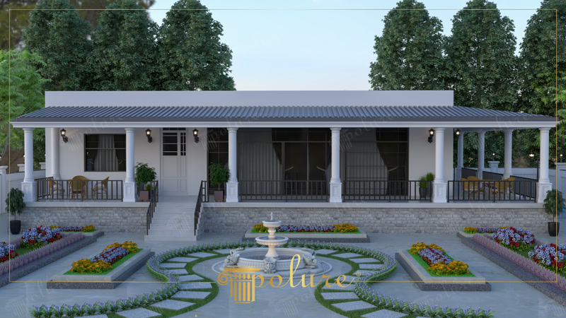 Tek Katlı Modern Villalar İçin Estetik Sütun ve Söve Çözümleri