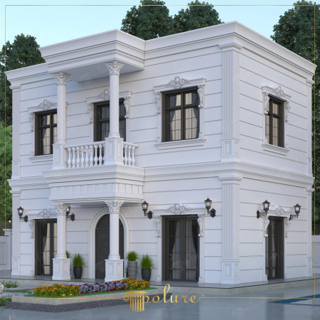 Neoklasik Villalar İçin Estetik Cephe Kaplama Tasarımları