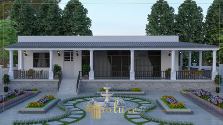 Tek Katlı Modern Villalar İçin Estetik Sütun ve Söve Çözümleri