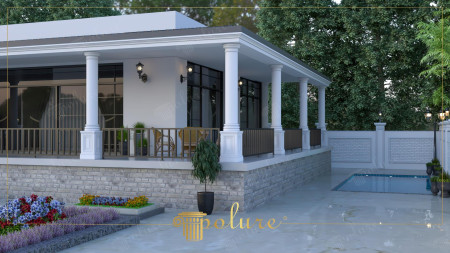 Modern Villalar İçin Estetik Veranda Sütun ve Profil Modelleri