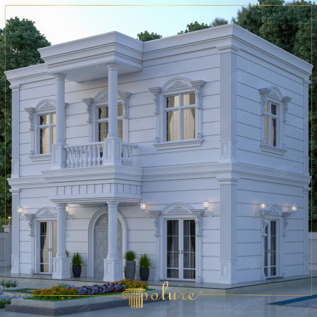 Göz Alıcı Villa Cepheleri İçin Dekoratif Söve ve Panel Seçenekleri