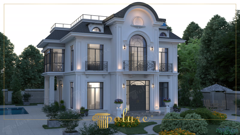 Geleneksel ve Moderni Buluşturan Poliüretan Villa Söve ve Sütunları
