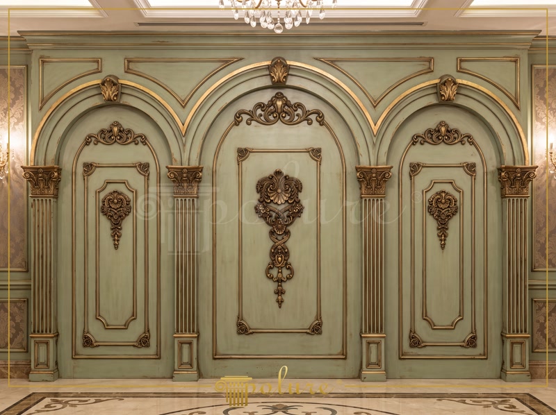 İhtişamlı Altın Varak ve Kemerli Panel Dekorasyonları