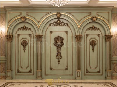İhtişamlı Altın Varak ve Kemerli Panel Dekorasyonları