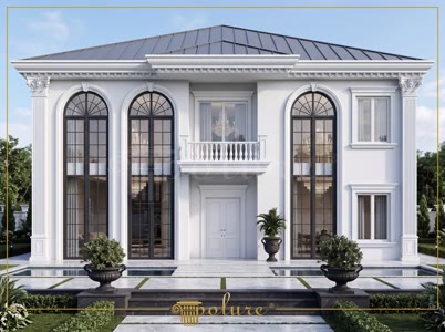 Modern Villalar İçin Poliüretan Kartonpiyer Dış Cephe Kaplamaları