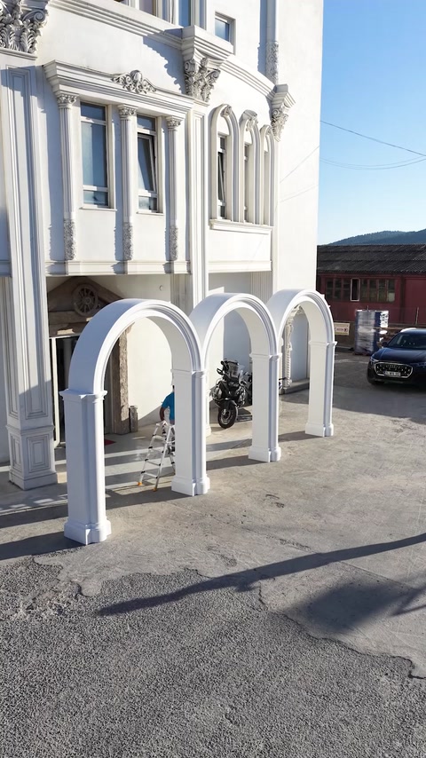 Mimar Tasarımına Özel Kemerli Sütun Uygulaması | Polure
