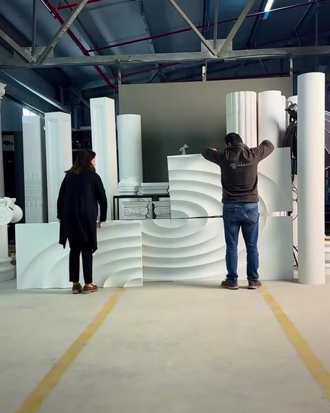 3D CNC Rölyef kabartma Poliüretan Özel Pano Panel Modelleri — 0:16