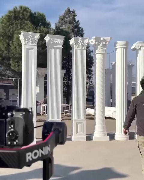 Polure Poliüretan Sütun Başlıkları İmalatı Dış Cephe Söve Kat Silmesi Modelleri — 0:10