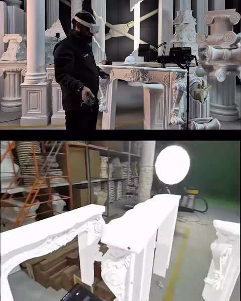 Birden fazla sanal şömine modeli yan yana karşılaştırılıyor