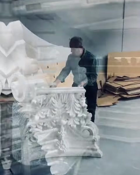 Poliüretan Pilaster Sütun Başlıkları ile Dekoratif Mimari Çözümler — 0:06