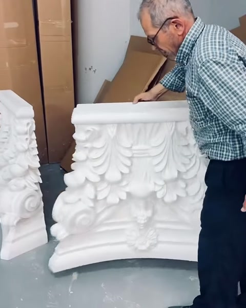 Poliüretan Pilaster Sütun Başlıkları ile Dekoratif Mimari Çözümler — 0:10