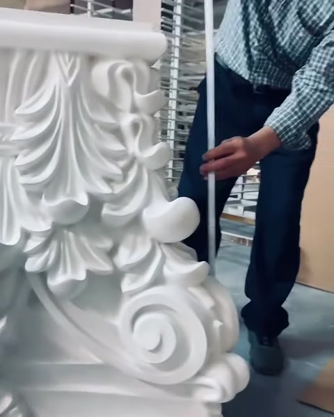Poliüretan Pilaster Sütun Başlıkları ile Dekoratif Mimari Çözümler — 0:16