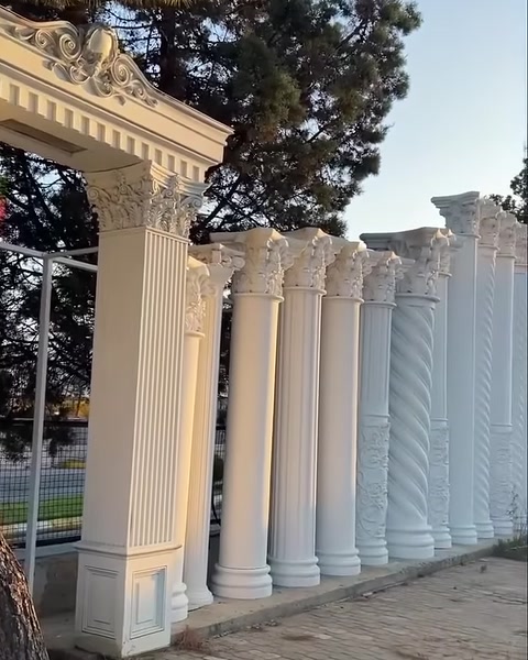 Polure Poliüretan Sütun Başlıkları ile Modern ve Klasik Mimari Dokunuşlar — 0:08