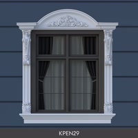 KPEN29 Poliüretan Kemerli Kombine Pencere Sövesi 208x233 cm
