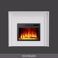 KSOM8402H Poliüretan Düz Elektrikli Şömine Kasası 121 cm