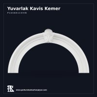 Poliüretan Kartonpiyer Kilit Taşlı Yuvarlak Kemer 21x155x84 cm