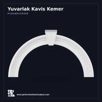 Dairesel Kilit Taşlı Poliüretan Kartonpiyer Kemer 17x175 cm