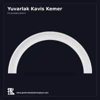 Geniş Yuvarlak Kavisli Poliüretan Kartonpiyer Kemer 14x200 cm