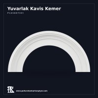 Poliüretan Yarım Daire Kavis Kemer Dekoratif 14x115 cm
