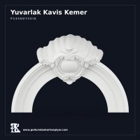 Poliüretan İstiridye Kabuğu Desenli Kavis Kemer 27x115 cm