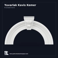 Poliüretan Klasik Kilit Taşlı Yuvarlak Kemer 115x67 cm