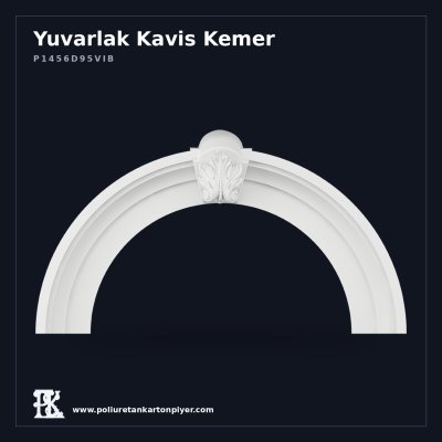 Poliüretan Kilit Taşlı Yuvarlak Kavis Kemer 135x74 cm