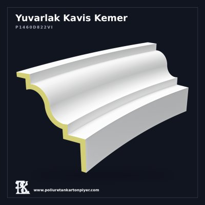 Yuvarlak Kavis Kemer Şık Detaylı 54x144 cm