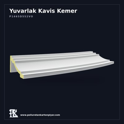 Dairesel Vurgulu Kavis Kemer Profili 13x119x35 cm