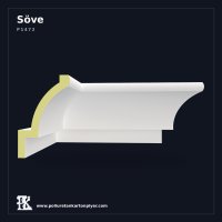 Pürüzsüz Düz Poliüretan Dış Cephe Sövesi 19x30 cm