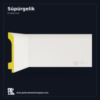 12 cm Yükseklikte Poliüretan Dekoratif Düz Zemin Süpürgeliği