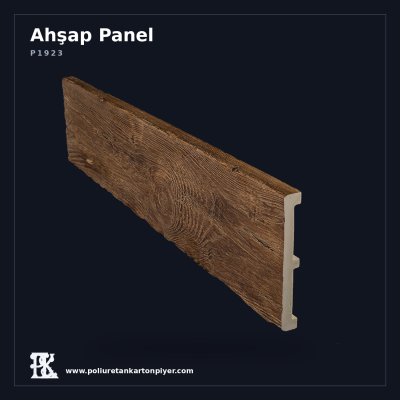 Poliüretan Ahşap Görünümlü Dekoratif Kütük Panel 3x23 cm