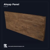 Poliüretan Rüstik Dokulu Geniş Kütük Paneli 4x300x42 cm