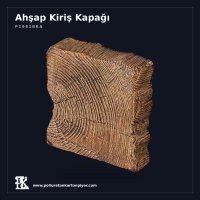 Poliüretan Kartonpiyer Ahşap Görünümlü Kiriş Kapağı 12x12x3 cm