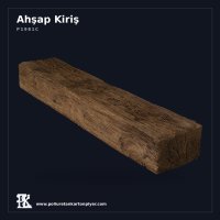 Poliüretan Kartonpiyer Ahşap Dokulu Tavan Merteği 20x300 cm