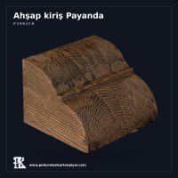 Poliüretan Kartonpiyer Rustik Kütük Payanda 13x20 cm
